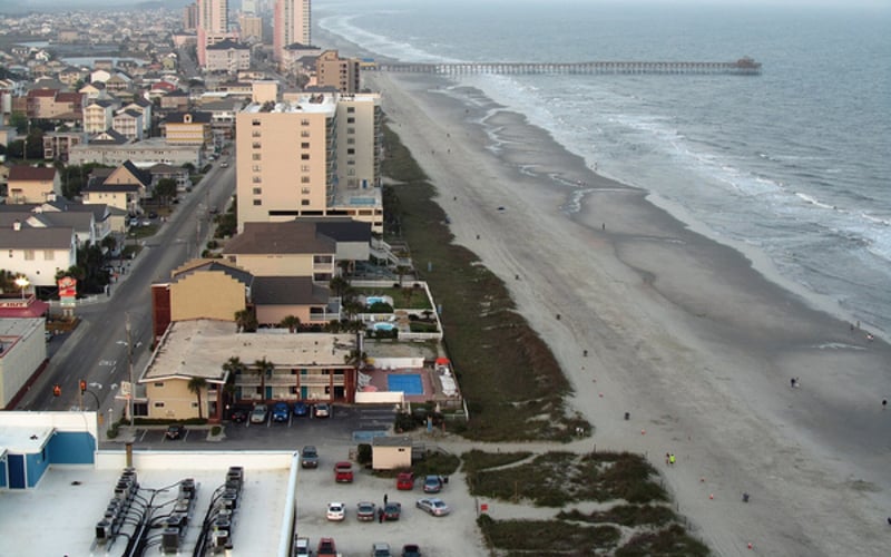 Cherry Grove Pier & beach — fishing and coastline views minutes from the house